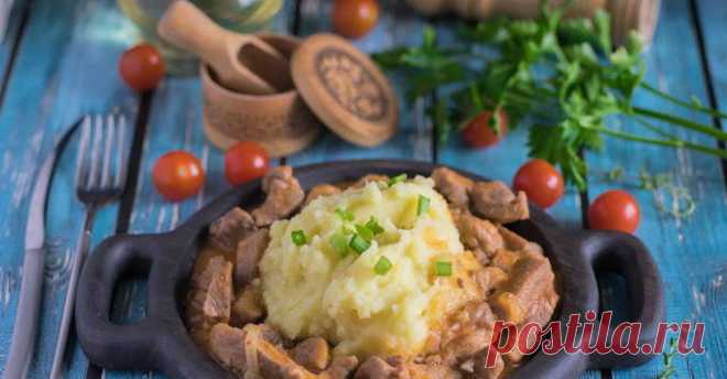 Гуляш из свинины в мультиварке с подливкой - Вкусные Идеи