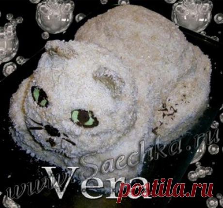 Торт "Кошка" - рецепт с фото