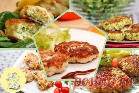 Предлагаю Вам 7 рецептов котлеток на любой вкус! Прекрасные рецепты разнообразят ваше правильное меню!