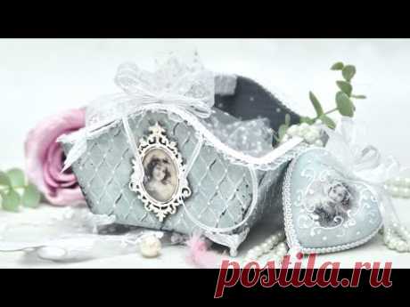 Romantyczny koszyczek z serduszkami - DIY tutorial