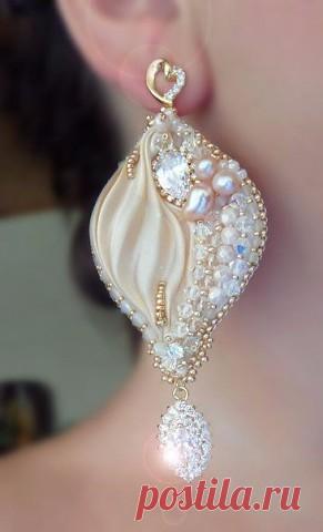 Шелк и бисер — изящное искусство украшений!