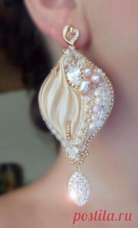 Шелк и бисер — изящное искусство украшений!