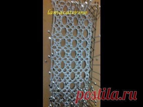 Como hacer fondo de bolillos con punto paris y torchon