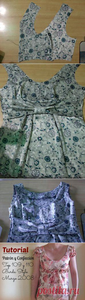 Топ 109 Бурда 03/08.С выкройкой .Учебник..