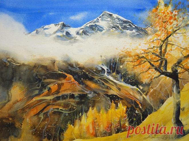 Волшебные акварели Хайнца Швейцера(HEINZ SCHWEIZER)