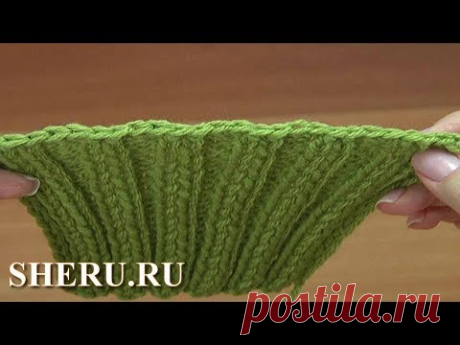 Эластичное закрытие петель в резинке 2х2. Урок 14