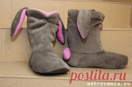 Домашние угги (мастер - класс)