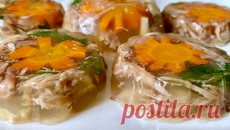 Домашний студень холодец из свинины и говядины теперь мой любимый рецепт | Еда Иди Сюда | Дзен