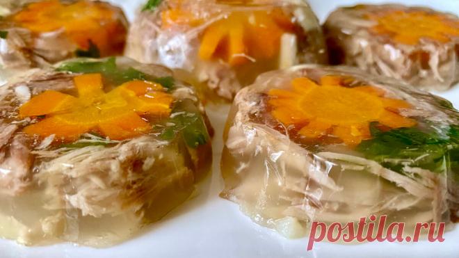 Домашний студень холодец из свинины и говядины теперь мой любимый рецепт | Еда Иди Сюда | Дзен