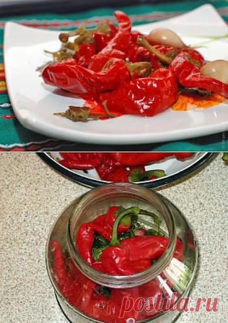 Маринованный острый перец.