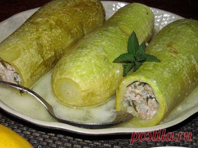 Постигая искусство кулинарии... : Кабачки фаршированные по-гречески (Κολοκυθάκια Γεμιστά)