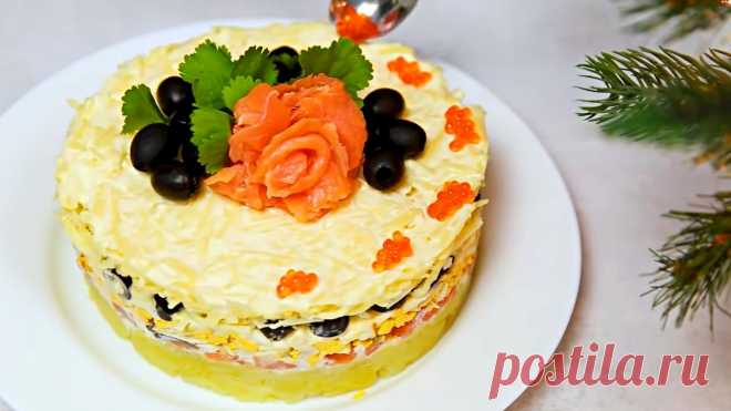 3 Пикантных и сытных салатов на Новогодний праздничный стол 2022. Рекомендую попробовать. | Кухонный уголок | Пульс Mail.ru