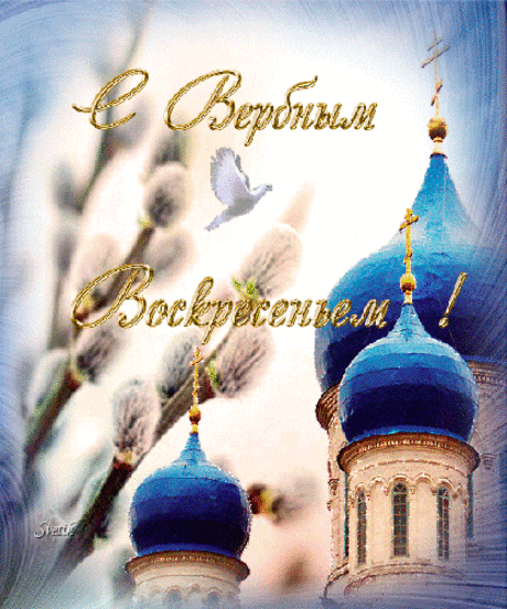 Картинки с вербным воскресеньем. - С Вербным Воскресеньем - Открытки для поздравления