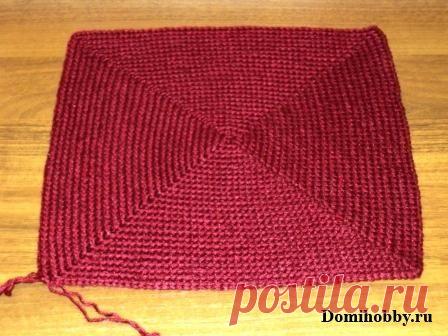 Вяжем квадрат: квадратное полотно крючком можно вязать тремя способами: от центра, от одной стороны и от угла. Схемы. / domihobby.ru