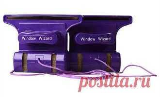 Магнитная щетка для мытья окон Window Wizard