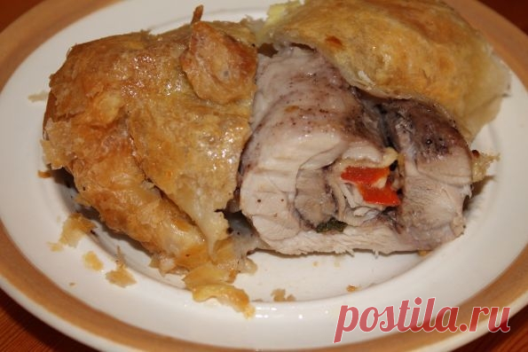 Как приготовить бёдрышки в слоёном тесте - рецепт, ингридиенты и фотографии