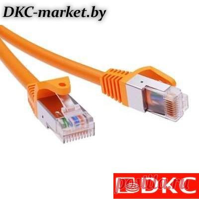 RN6AFU4515OR Патч-корд экранированный CAT6A F/UTP 4х2, LSZH, оранжевый, 1.5м ДКС(DKC) купить в Минске | dkc-market.by
