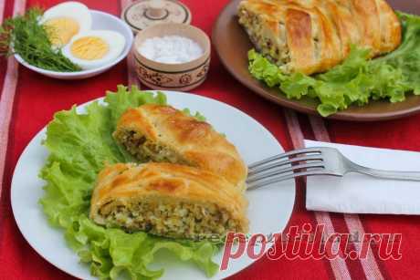 Кулебяка с рыбой | Кулинарные рецепты