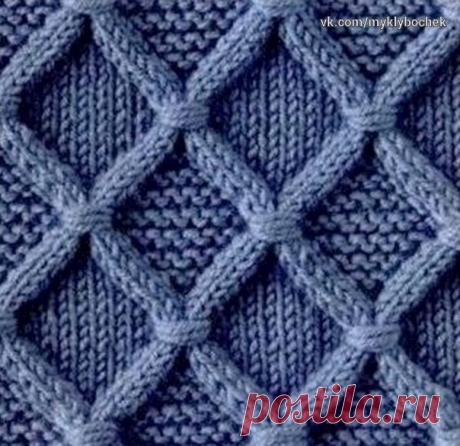 Узор спицами "Араны с перевитыми петлями"


Количество петель кратно 14 + 2 кром. Раппорт узора 14 п. Повторять с 3 по 22 ряды.