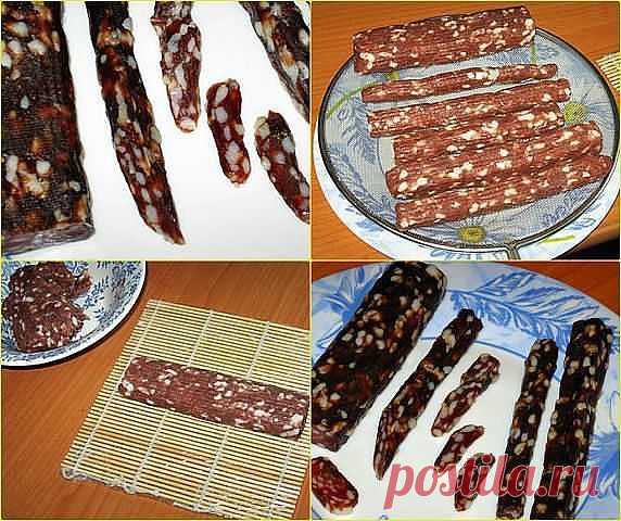 НАТУРАЛЬНАЯ СЫРО-ВЯЛЕНАЯ КОЛБАСА