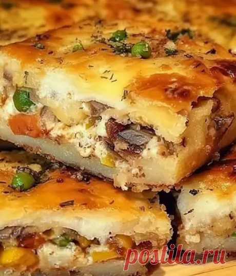 Готовим сочный пирог с сардинами
