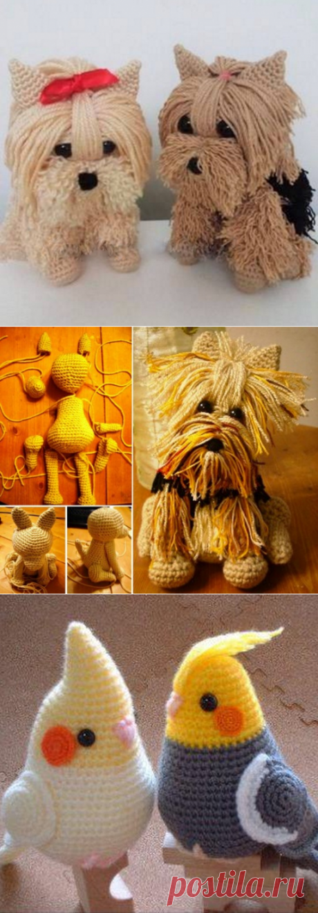 Beautiful Dogs Crochet Yarn Patterns in with Tutorial Explaining Step by Step - Crochet Patterns