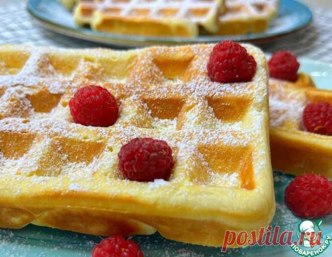 Вафли к чаю – кулинарный рецепт