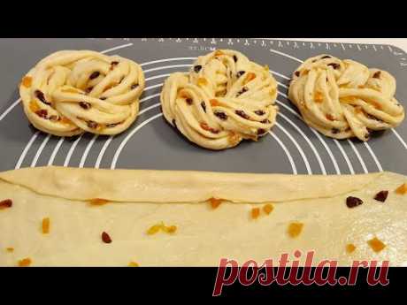 Чудо БУЛОЧКИ Воздушные, мягкие и Очень вкусные/Булочки розочки, Atirgul bulochkalar tayyorlash.