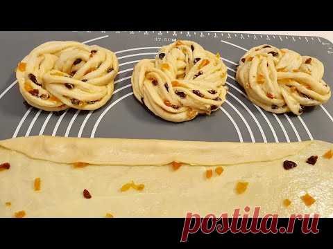 Чудо БУЛОЧКИ Воздушные, мягкие и Очень вкусные/Булочки розочки, Atirgul bulochkalar tayyorlash.