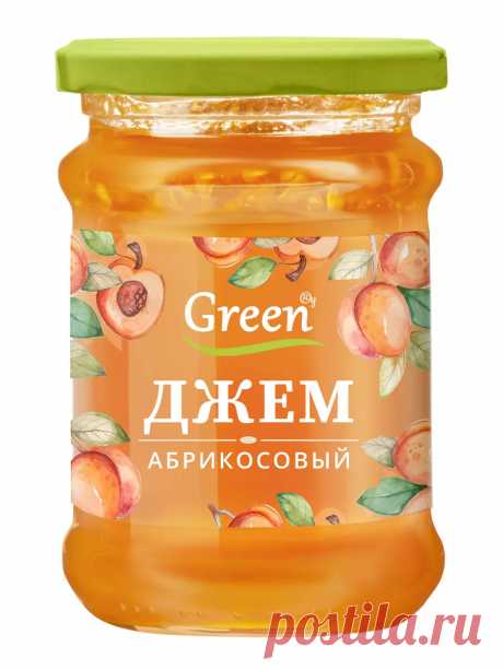 Джем Абрикосовый 310г Green 187221668 купить за 4,49 р. в интернет-магазине Wildberries