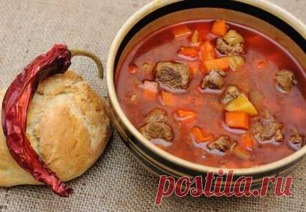 Вкуснейший пикантный СУП-ГУЛЯШ, от которого сложно отказаться.