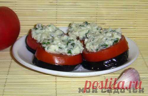 Овощная закуска с сыром и чесноком — Сад Заготовка