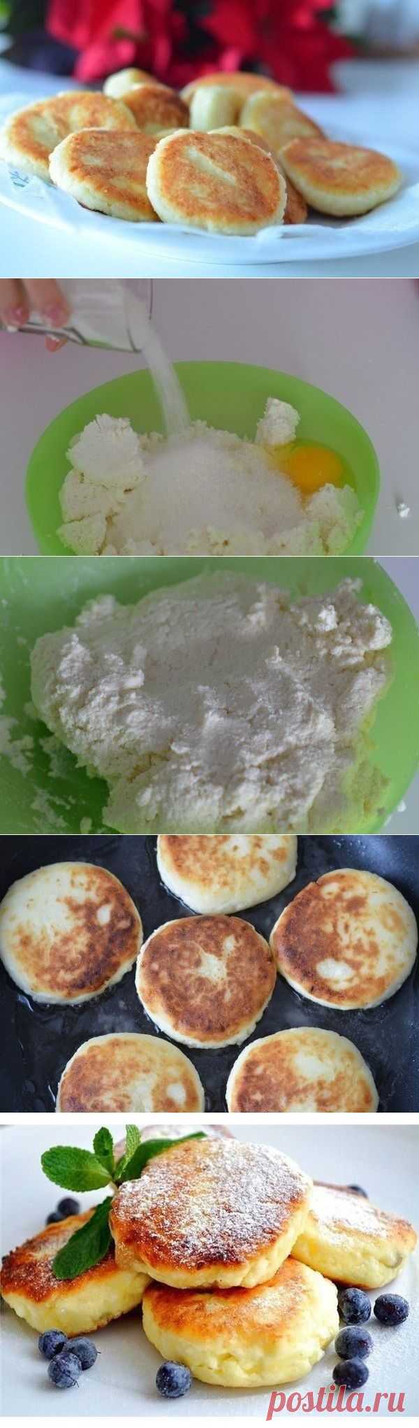 Идеальные сырники.