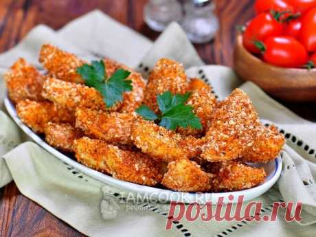 Картофель в сырно-пряной панировке