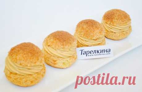 Шу с карамельным кремом