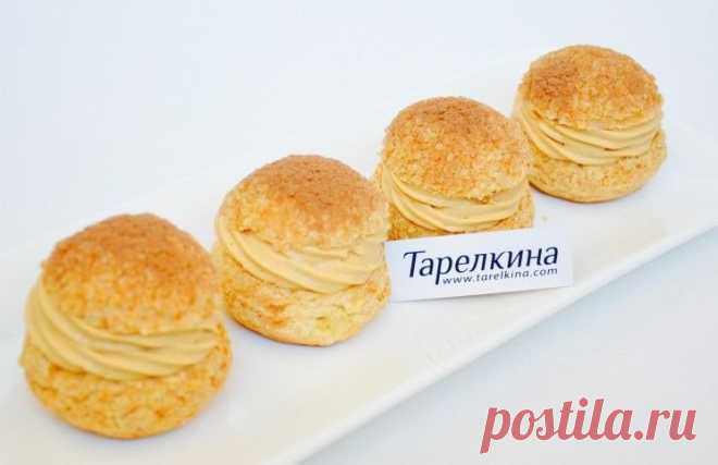 Шу с карамельным кремом рецепт от Тарелкиной