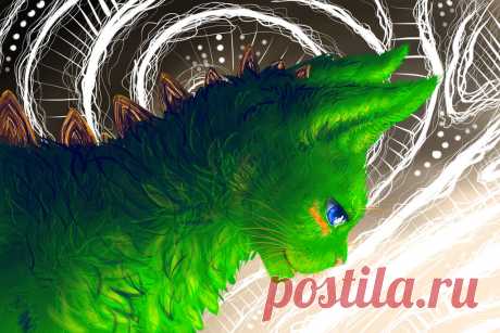 Cat-Dragon Jad. Trade by Romashik-arts on DeviantArt