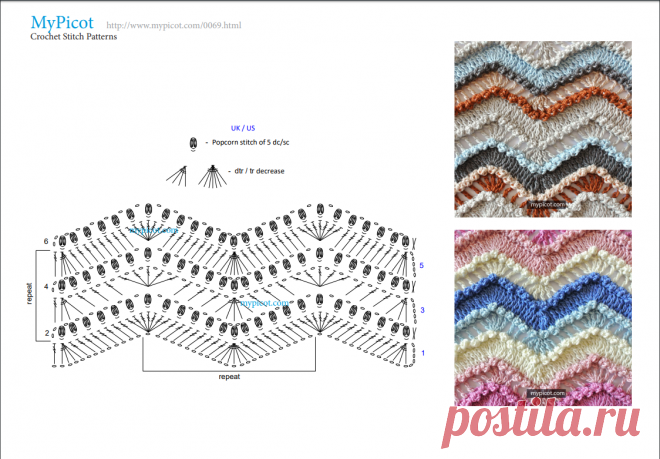 Узор крючком 