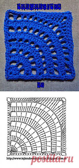 TEJIENDO EN MI COCINA: ONE GRANNY A WEEK 2: 46, 47, 48, 49 Y 50