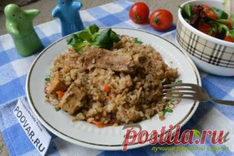 Гречка с мясом в мультиварке