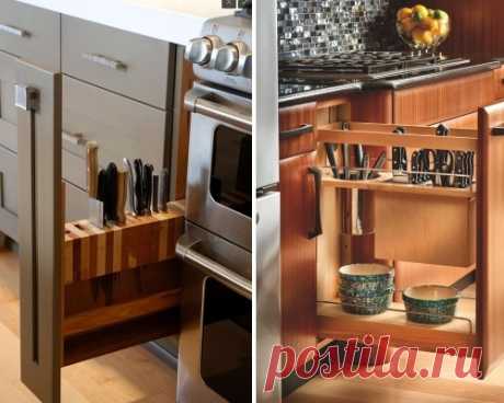 Умные выдвижные системы для кухни, о которых мечтает каждая хозяйка!