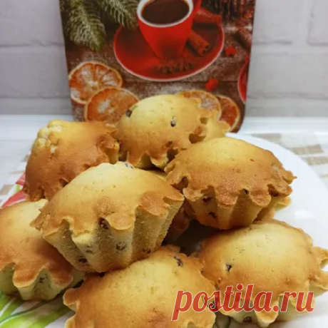 Кексики с изюмом 356 ккал рецепт с фото пошаговый от Светлана Лыжина / Амбассадор - Овкусе.ру