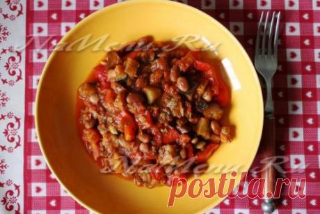 Овощное рагу с фасолью, рецепт