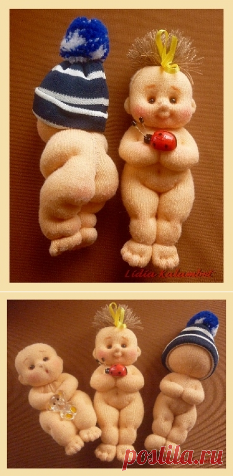 recycling socks: sewing doll tutorial - crafts ideas - crafts for kids