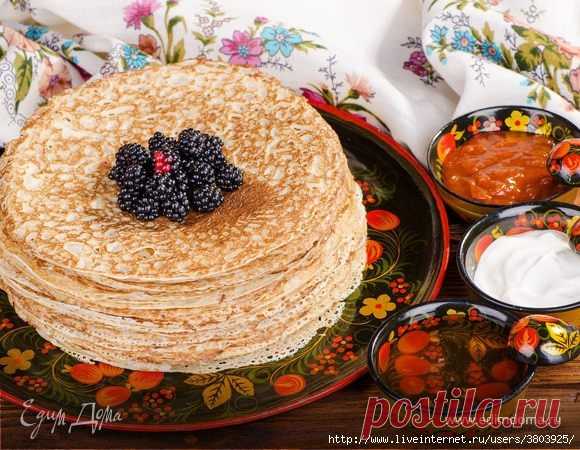 БЛИНЧИКИ нежные, тонкие, прозрачные, кружевные, БЕЗУМНО ВКУСНЫЕ ...