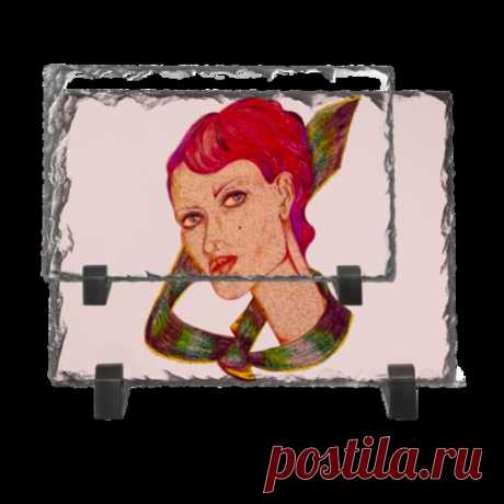 Каменная рамка &quot;Девушка в галстуке.&quot; от Printissimo - Printio