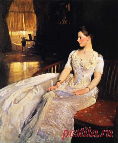Джон Сингер Сарджент (1856-1925) | Женский портрет..