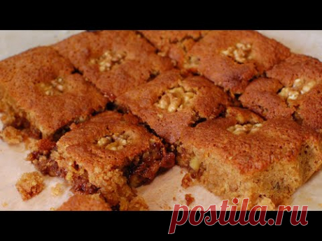 Юлия Высоцкая — Апельсиновые брауни с грецкими орехами