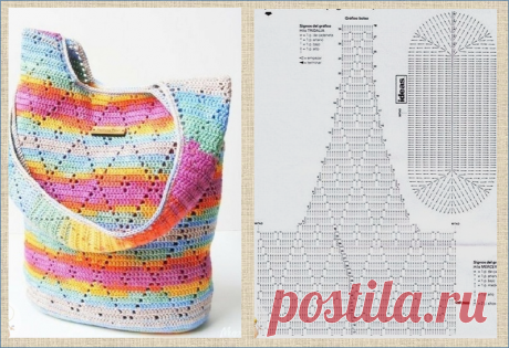 25 моделей сумок, связанных крючком - плюс схемы - в копилку мастерицы | МНЕ ИНТЕРЕСНО | Яндекс Дзен