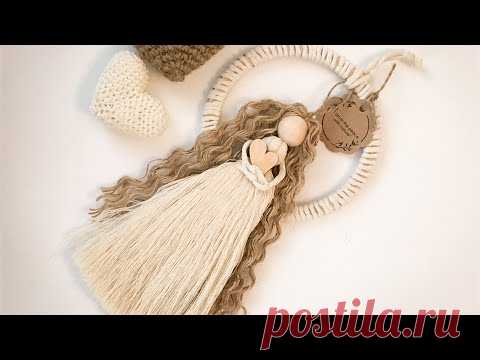 Macrame angel